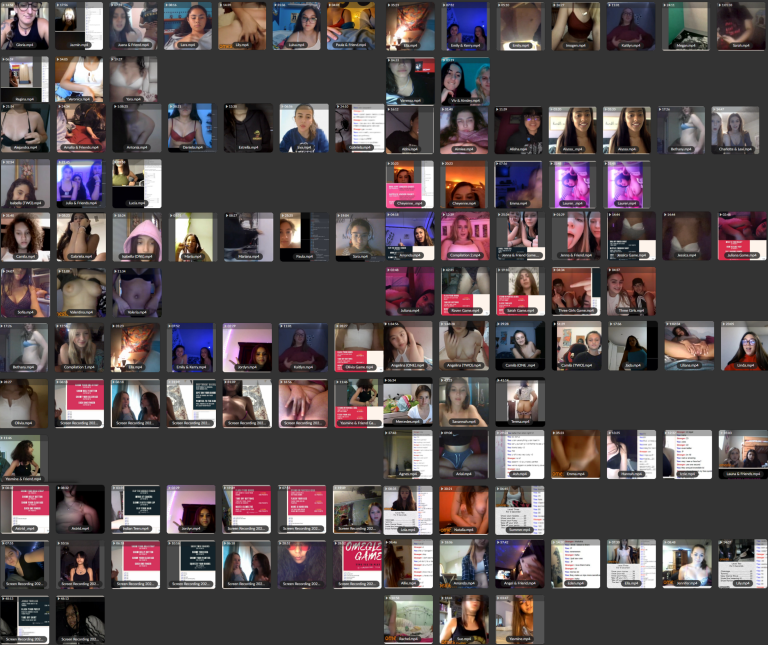AnxiousPanda OMEGLE Collection – 189 Girls [100 GB]